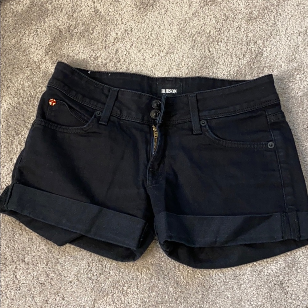 Hudson rolled denim shorts